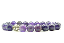 Afbeelding in Gallery-weergave laden, Big Amethist met Beaddhism Bead 10 mm
