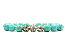 Afbeelding in Gallery-weergave laden, Big Turquoise Yin Triple 10 mm
