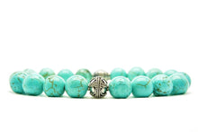 Afbeelding in Gallery-weergave laden, Big Turquoise Yin 10 mm
